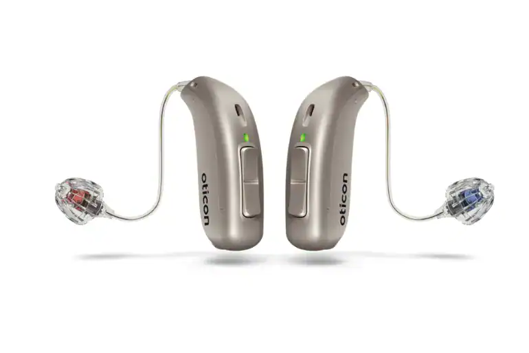 Oticon Zircon 2, paire d'appareils auditifs miniRITE avec écouteur déporté