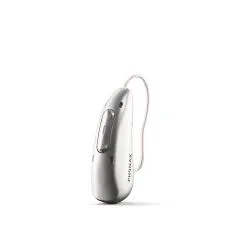 Émetteur Phonak CROS, porté sur l'oreille non appareillable