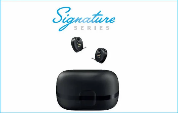 Intra-auriculaires Starkey Signature Series avec leur chargeur